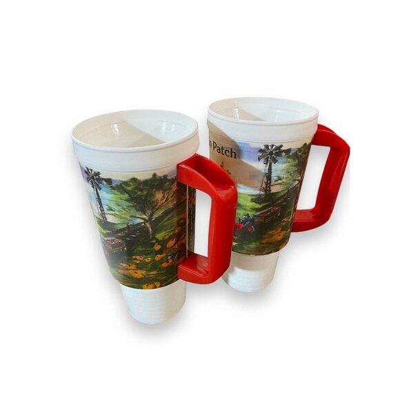 Vala's Pumpkin Patch Fall Family Fun Plastic Mugs, Halloween 2017 Omaha NE Valas - Picture 2 of 4